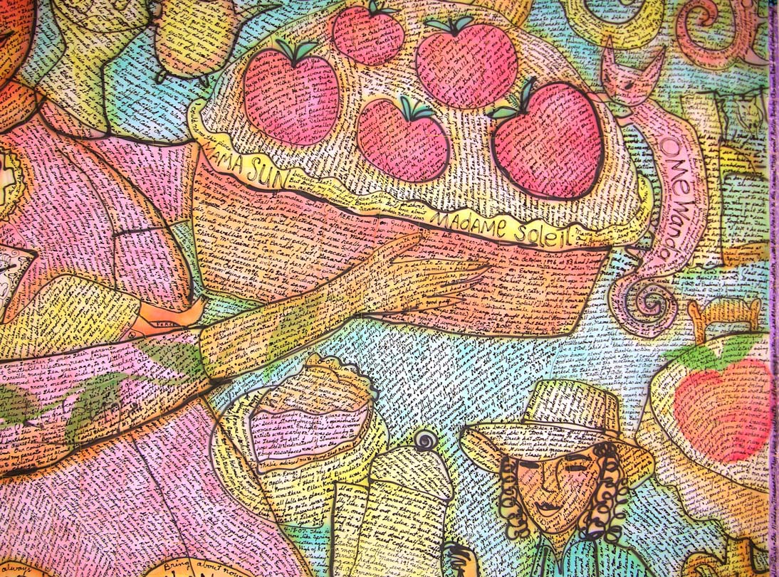Mama Sun detail view.Susan Shie 2007.